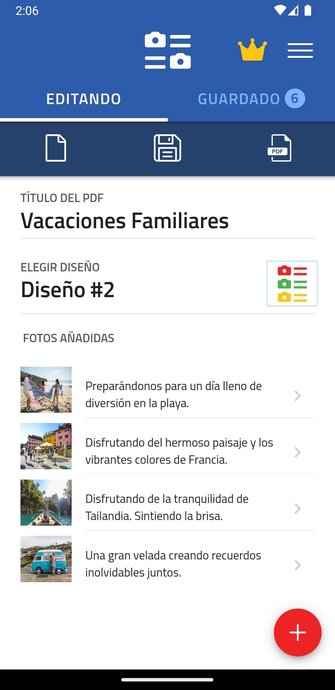 PDF Cuadrícula de Fotos